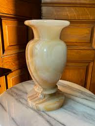 Vintage Onyx Vase | Chairish