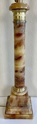1960s Marbro Alabaster Ormolu Column Form Neoclassical Table Lamp - Etsy