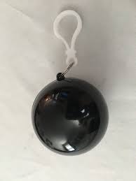 Black Round 2 1/2" Ball Key Chain Jewelry | eBay