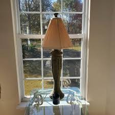 Peach Marbled Medium Table Lamp Shade, 14x10x12