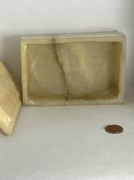 Quartz Stone Mosaic Grey Marble Lidded Trinket Box 6x4 VTG | eBay