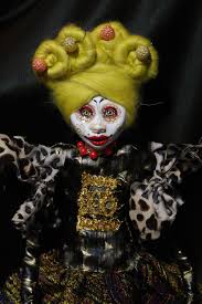 Ooak Art Doll, Unique, Handmade, Clown Doll Girl, Weird Art ...