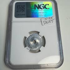 1943 Malaya (British) AR 20 Cents, NGC MS-62 – Harry's Coin Shop