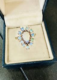 Ladies Vintage Estate 14k Yellow Gold & Jelly Opal Ring ~ Stunning 😍 | eBay