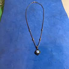 Sterling Silver Opal Necklace Southwestern Style Liquid Silver B131 | eBay