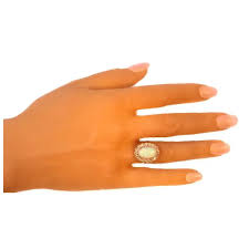 Vintage Diamond Opal Engagement Ring, 1950s - FREE Resizing* . For Sale at Ruby Lane