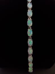 Gorgeous Silver Plated White Fire Opal Bracelet Created Opal Jewelry Gift for Her - Etsy Israel