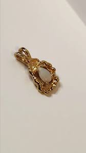 Vintage Ronte of Beverly Hills Genuine Opal Pendant | Gold Tone Teardrop Design · Whatnot: Shop, Sell, Connect