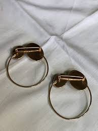 Vintage 2 Gold Tone Matching Brooch Pins Jewelry QQ-43 | eBay