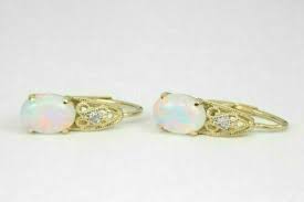 2Ct Oval Cut Fire Opal Women's Clip Drop & Dangle Earrings ...