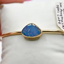 Gold Fill Australian Opal Cuff - Etsy