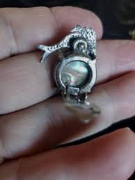 Vntg Jewelry Clip Earrings Abalone MOP Shell Catalina's ...