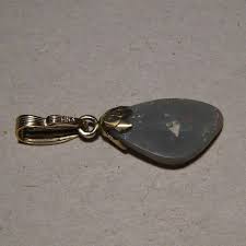 4 Carat Black Opal Pendant 14k Gold 5138 | Black Opal Pendants