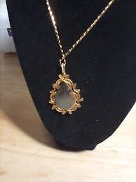 VTG 16"Damascene Spanish Filigree Pendant Necklace Bird Black & Gold-tone | eBay