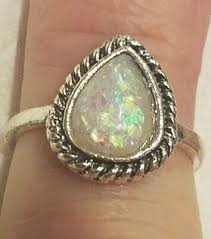 Fashion Simulated Opal With Striking Realistic Color. NEW. Size 5 3/4. | eBay