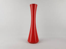 Vintage STEULER KERAMIK Tapered Hourglass Red Vase 4125 4 ...