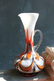 Mid-Century Italian Glass Vase by Vetreria Barbieri Vb ...