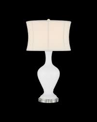 Zeta White Table Lamp - Scenario Home