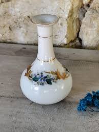 White Opaline Vase - Etsy