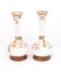 Lot - PAIR OF ROYAL WORCESTER VASES