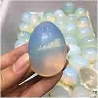 Amazon.com: VELUNE Home Collections Natural Opal Shining Smooth Egg Shape Semi-Precious Stone Beautiful Room Decoration : Home & Kitchen