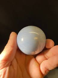 Angelite Crystal Sphere From Peru | Angelite Mineral Sphere ...