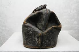 Vintage Leather Doctor Bag Antique Doctor's Bag Old Time - Etsy