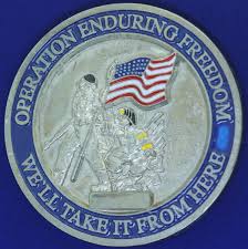 USN Operation Enduring Freedom Challenge Coin C-56 | eBay