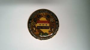 CHALLENGE COIN U.S. ARMY OPERATION IRAQI FREEDOM REDSTONE ...