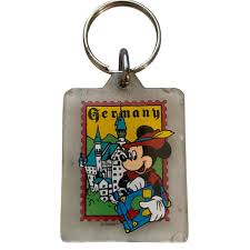 Disney Vintage Keychain : Mickey Mouse Acrylic Germany 1.75 ...