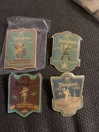4 Pins Disneyland 35th Anniversary Fantasyland New Orleans ...