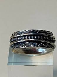 Artisan Crafted Spinner Ring Filigree & Bead Design in ...