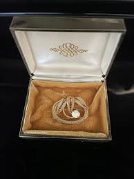 Rare Gold and Bone Carved Rose in Original Velvet Box - Etsy