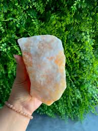 919g Large Orange Calcite Raw Stone, Stone of Creativity - Etsy