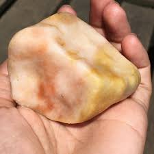 Lost and find】Natural stone surface seed material pink gold ...