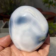 354g Amazing Orca Agate Blue Chalcedony Agate Quartz Crystal ...