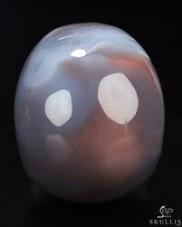 Gemstone 2.0" Mozambique Agate Hand Carved Crystal Skull ...