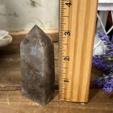 Rare Rutilated Moss Agate Tower | Unique Moss Agate ...