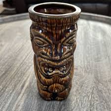 Orchids of Hawaii Tiki Mug Japan 6in Brown | eBay