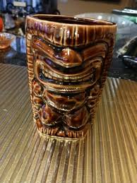 Vintage ceramic TIKI MUG Hawaii nice/clean Z2 | eBay Australia