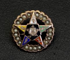 Antique 10K Gold Seed Pearl & Enameled ORDER OF THE EASTERN ...