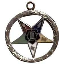 Similar Items to Gold Tone Order Of The Eastern Star Pendant ...