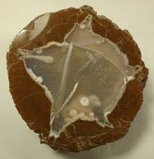 Polished Red Thunderegg 242g Thunder Egg 3" Across Half Cut ...