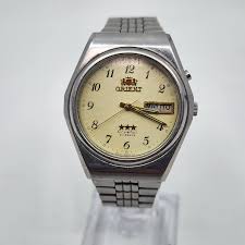 Vintage Orient 3 Star Crystal 21 Jewels Automatic 36mm Mens ...