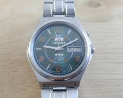 Vintage Orient Watch, Green Dial, Mechanical Automatic Watch ...