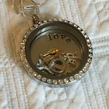 Silver Tone Large Magnetic Themed Locket on Multi Layer ...