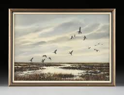 Lot - HERB BOOTH (American/Texas 1942-2014) A PAINTING ...