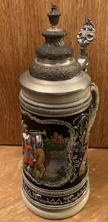 RARE VTG Thewalt Western Germany Stoneware Beer Stein ...