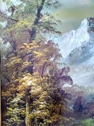 Outstanding Signed G. Whitman Mystery Artist Original Oil Painting Landscape Snowy Mountain Serene River Landscape - Etsy