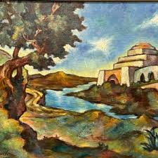 GORI Gino Paolo 1911-91 Walker in Front of a Lantern Oil / Cardboard 1966 Original Oil Painting - Etsy